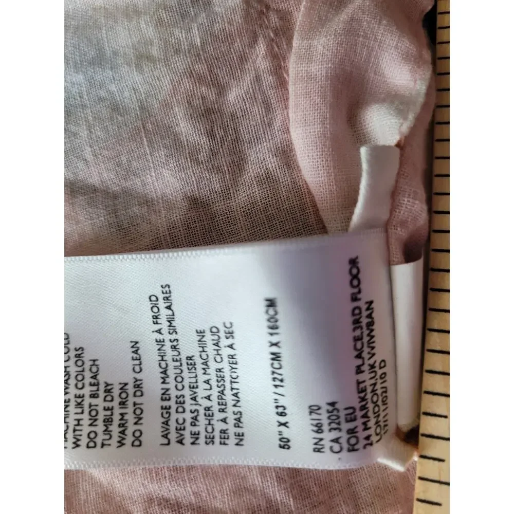 Anthropologie Floral Cotton Light Filtering Rod Pocket Curtain Panel 50x63 Pair